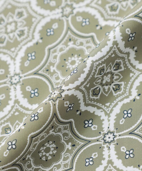 LOVELESS(ラブレス)の「オーナメントプリントショートスリーブシャツ(シャツ/ブラウス・メンズ・グリーン系その他/ブラック/ブルー・M/L)」の15枚目の写真