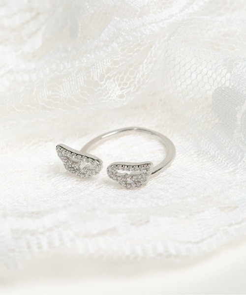 LINFA　（リンファ）の「エンジェルフェザーリング（リング・レディース・シルバー/ゴールド・FREE）」の4枚目の写真