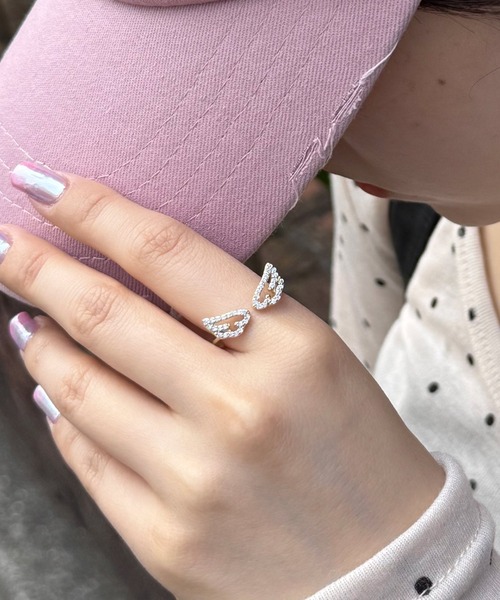 LINFA　（リンファ）の「エンジェルフェザーリング（リング・レディース・シルバー/ゴールド・FREE）」の6枚目の写真