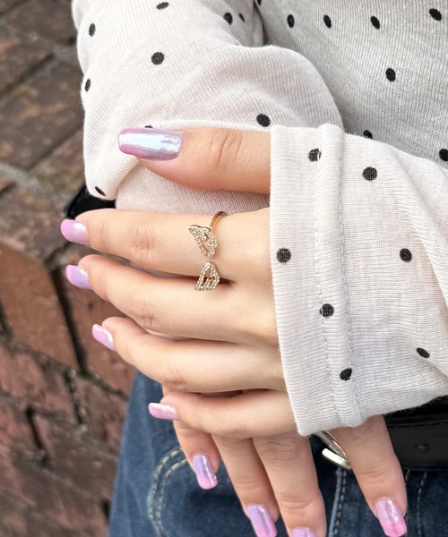 LINFA　（リンファ）の「エンジェルフェザーリング（リング・レディース・シルバー/ゴールド・FREE）」の8枚目の写真