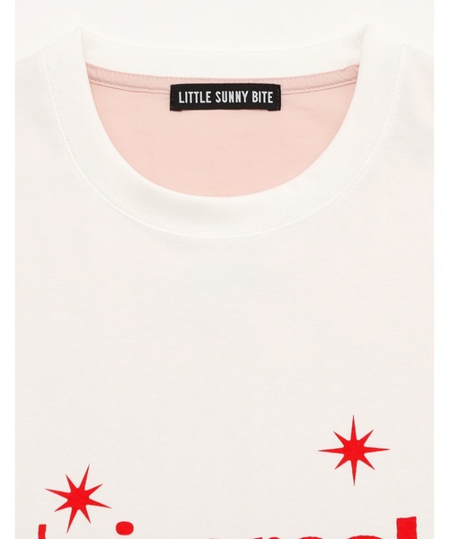 Little sunny bite(リトルサニーバイト)の「32 big tee(Tシャツ/カットソー・レディース・ブラック/ホワイト/ピンク・SMALL/MEDIUM)」の22枚目の写真
