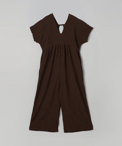 coen（コーエン）の「サッカーチェックオールインワンサロペット（サロペット/オーバーオール・レディース・ブラック/ネイビー/ブラウン・FREE）」の18枚目の写真