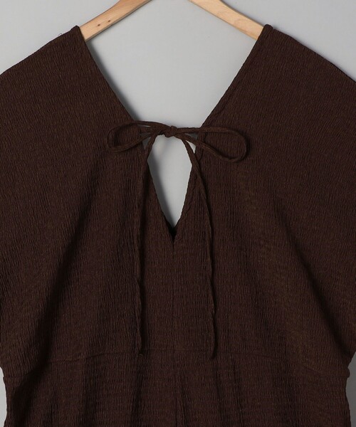 coen（コーエン）の「サッカーチェックオールインワンサロペット（サロペット/オーバーオール・レディース・ブラック/ネイビー/ブラウン・FREE）」の20枚目の写真