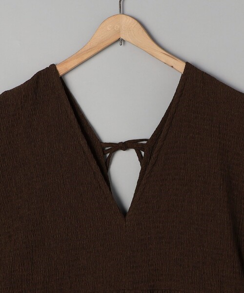 coen（コーエン）の「サッカーチェックオールインワンサロペット（サロペット/オーバーオール・レディース・ブラック/ネイビー/ブラウン・FREE）」の21枚目の写真