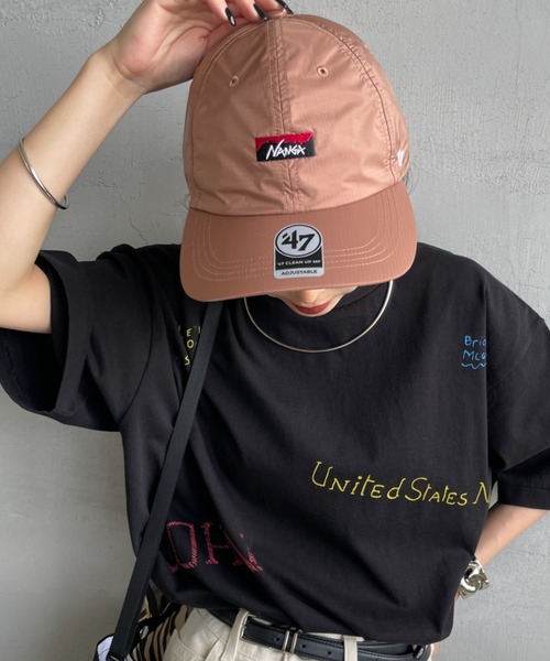NANGA（ナンガ）の「[NANGA/ナンガ] NANGA×47 AURORA TEX ブランドロゴキャップ（キャップ・レディース・ネイビー/ブラウン/グレー/ブラック・F）」の4枚目の写真
