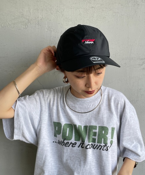 NANGA（ナンガ）の「[NANGA/ナンガ] NANGA×47 AURORA TEX ブランドロゴキャップ（キャップ・レディース・ネイビー/ブラウン/グレー/ブラック・F）」の6枚目の写真