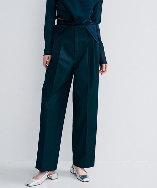 uncrave（アンクレイヴ）の「チノギャバジン ベーシックトラウザー（その他パンツ・レディース・ベージュ系/ネイビー系/ベージュ系1/ホワイト系・2/1/0）」の14枚目の写真