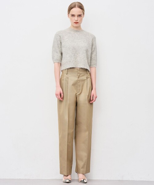 uncrave（アンクレイヴ）の「チノギャバジン ベーシックトラウザー（その他パンツ・レディース・ベージュ系/ネイビー系/ベージュ系1/ホワイト系・2/1/0）」の17枚目の写真