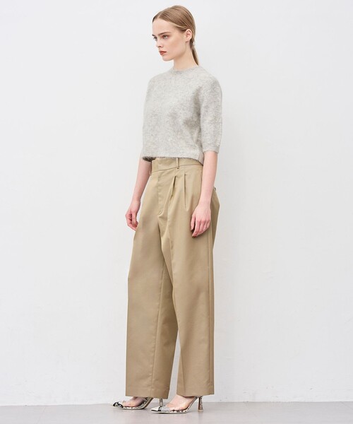 uncrave（アンクレイヴ）の「チノギャバジン ベーシックトラウザー（その他パンツ・レディース・ベージュ系/ネイビー系/ベージュ系1/ホワイト系・2/1/0）」の18枚目の写真