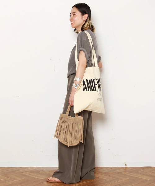 EVERYDAY I LIKE.（エヴリディアイライク）の「*Relax T-shirt（Tシャツ/カットソー・レディース・キャメル/カーキ/ベージュ・FREE）」の15枚目の写真