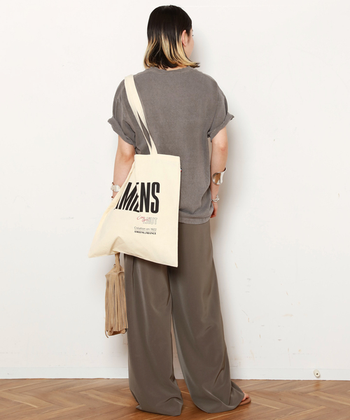 EVERYDAY I LIKE.（エヴリディアイライク）の「*Relax T-shirt（Tシャツ/カットソー・レディース・キャメル/カーキ/ベージュ・FREE）」の16枚目の写真