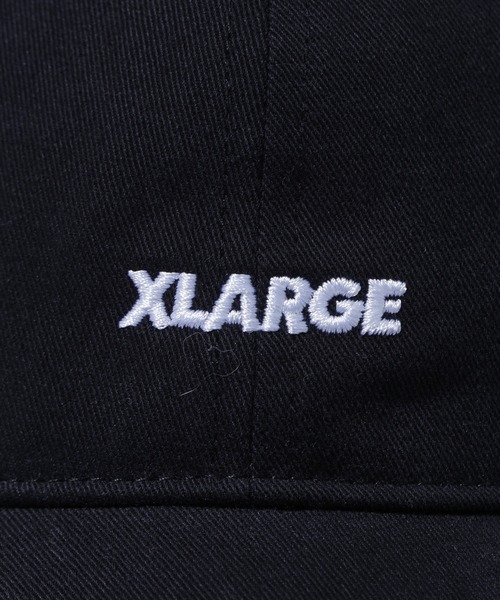 XLARGE（エクストララージ）の「CURVED BRIM SMALL LOGO CAP（キャップ・メンズ・ブラック/オリーブ/ライトブルー・ONE SIZE）」の4枚目の写真
