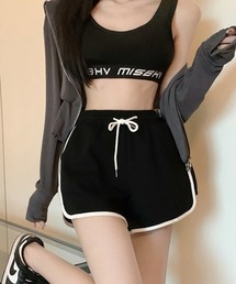ラインアクセントホットパンツ 秋物 秋服 2026年秋冬