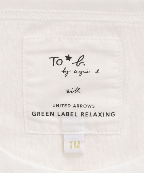 To b. by agnes b.（トゥービーバイアニエスベー）の「＜To b. by agnes b.コラボ＞ロゴ ロングスリーブ Tシャツ（Tシャツ/カットソー・レディース・ブラック/オフホワイト・FREE）」の19枚目の写真