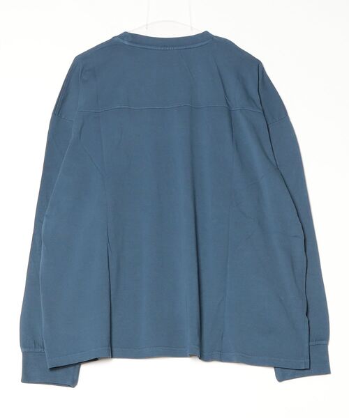 Verdnt(バーダント)の「キャンパスピグメント ブロックコア 長袖Tシャツ(Tシャツ/カットソー・メンズ・ブルー/チャコールグレー/ブラック・MEDIUM/LARGE)」の4枚目の写真