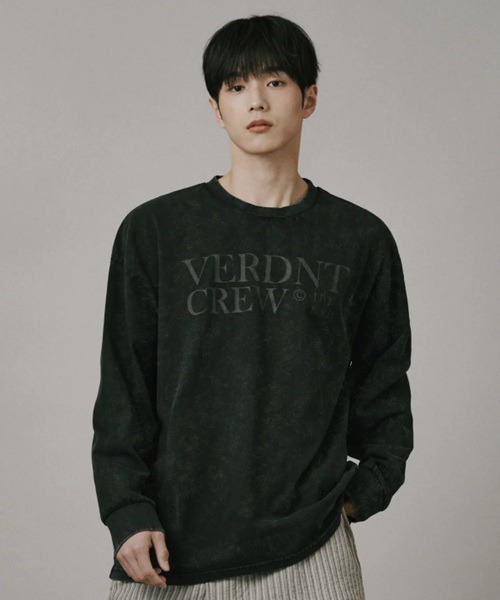 Verdnt(バーダント)の「キャンパスピグメント ブロックコア 長袖Tシャツ(Tシャツ/カットソー・メンズ・ブルー/チャコールグレー/ブラック・MEDIUM/LARGE)」の1枚目の写真