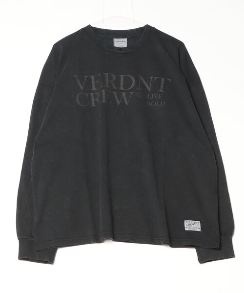 Verdnt(バーダント)の「キャンパスピグメント ブロックコア 長袖Tシャツ(Tシャツ/カットソー・メンズ・ブルー/チャコールグレー/ブラック・MEDIUM/LARGE)」の7枚目の写真