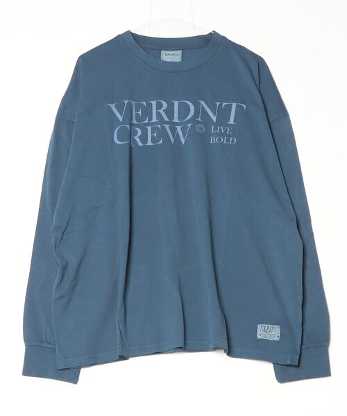Verdnt(バーダント)の「キャンパスピグメント ブロックコア 長袖Tシャツ(Tシャツ/カットソー・メンズ・ブルー/チャコールグレー/ブラック・MEDIUM/LARGE)」の6枚目の写真