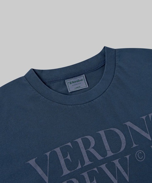 Verdnt(バーダント)の「キャンパスピグメント ブロックコア 長袖Tシャツ(Tシャツ/カットソー・メンズ・ブルー/チャコールグレー/ブラック・MEDIUM/LARGE)」の8枚目の写真