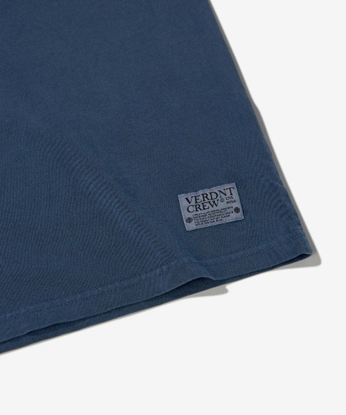 Verdnt(バーダント)の「キャンパスピグメント ブロックコア 長袖Tシャツ(Tシャツ/カットソー・メンズ・ブルー/チャコールグレー/ブラック・MEDIUM/LARGE)」の9枚目の写真