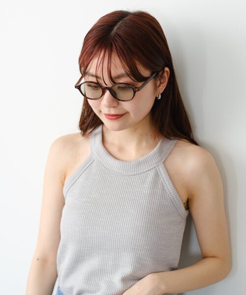 Kastane（カスタネ）の「【fiw.】オーバルサングラス（サングラス・レディース・ベージュ/グレー・FREE）」の2枚目の写真