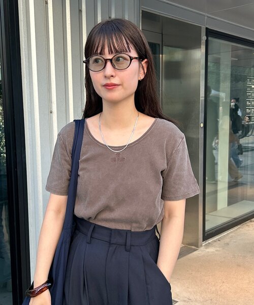 Kastane（カスタネ）の「【fiw.】オーバルサングラス（サングラス・レディース・ベージュ/グレー・FREE）」の10枚目の写真