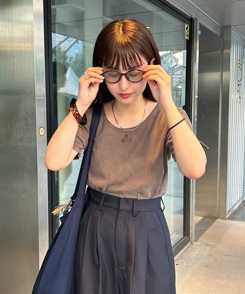 Kastane（カスタネ）の「【fiw.】オーバルサングラス（サングラス・レディース・ベージュ/グレー・FREE）」の11枚目の写真