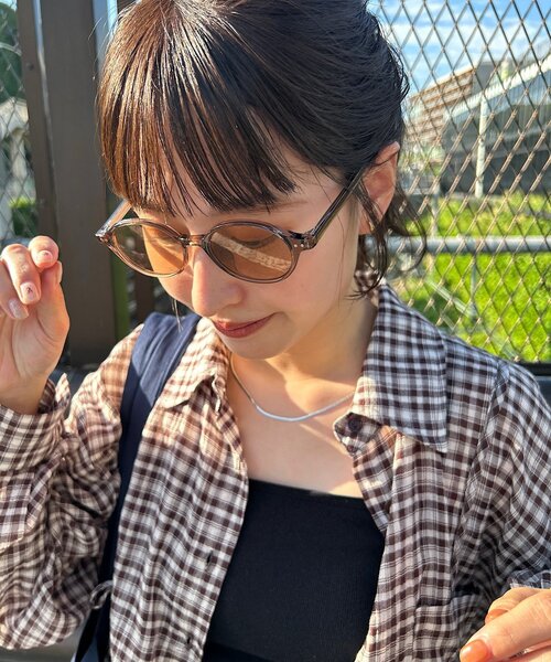 Kastane（カスタネ）の「【fiw.】オーバルサングラス（サングラス・レディース・ベージュ/グレー・FREE）」の15枚目の写真