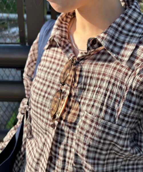 Kastane（カスタネ）の「【fiw.】オーバルサングラス（サングラス・レディース・ベージュ/グレー・FREE）」の17枚目の写真