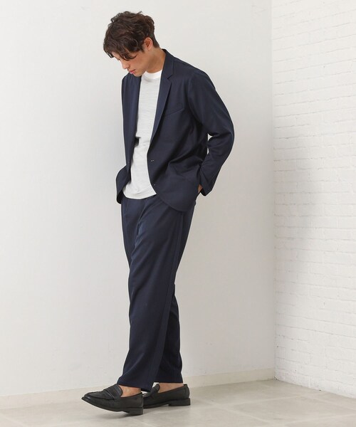 THE SHOP TK （ザ ショップ ティーケー ）の「スムースファイバーワイドイージーパンツ 【セットアップ可／UVカット／イージーケア／洗濯機OK】（その他パンツ・メンズ・ネイビー/ブラウン系その他/グレー・04/03/02/01）」の19枚目の写真