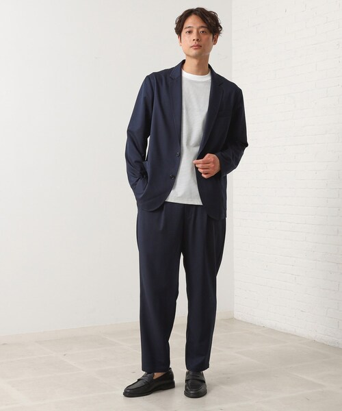 THE SHOP TK （ザ ショップ ティーケー ）の「スムースファイバーワイドイージーパンツ 【セットアップ可／UVカット／イージーケア／洗濯機OK】（その他パンツ・メンズ・ネイビー/ブラウン系その他/グレー・04/03/02/01）」の20枚目の写真