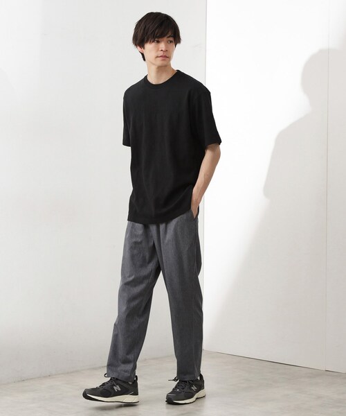 THE SHOP TK （ザ ショップ ティーケー ）の「スムースファイバーワイドイージーパンツ 【セットアップ可／UVカット／イージーケア／洗濯機OK】（その他パンツ・メンズ・ネイビー/ブラウン系その他/グレー・04/03/02/01）」の13枚目の写真