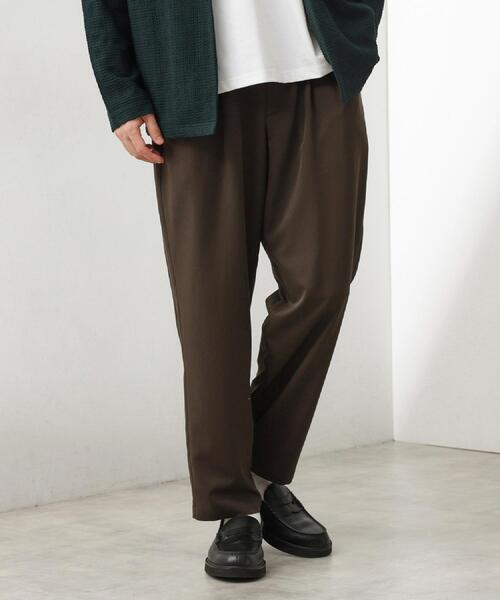 THE SHOP TK （ザ ショップ ティーケー ）の「スムースファイバーワイドイージーパンツ 【セットアップ可／UVカット／イージーケア／洗濯機OK】（その他パンツ・メンズ・ネイビー/ブラウン系その他/グレー・04/03/02/01）」の16枚目の写真