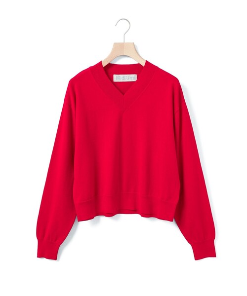 セール】MidiUmi Vネックニットプルオーバー（ニット/セーター