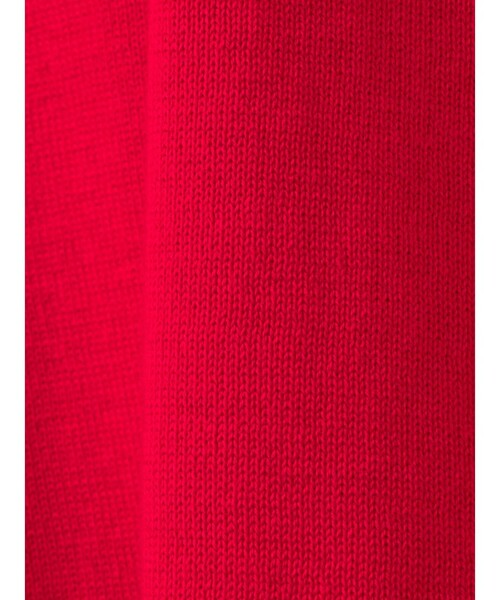 MidiUmi（ミディウミ）の「MidiUmi Vネックニットプルオーバー（ニット/セーター・レディース・チャコールグレー/レッド/グリーン/ブラック・FREE）」の7枚目の写真