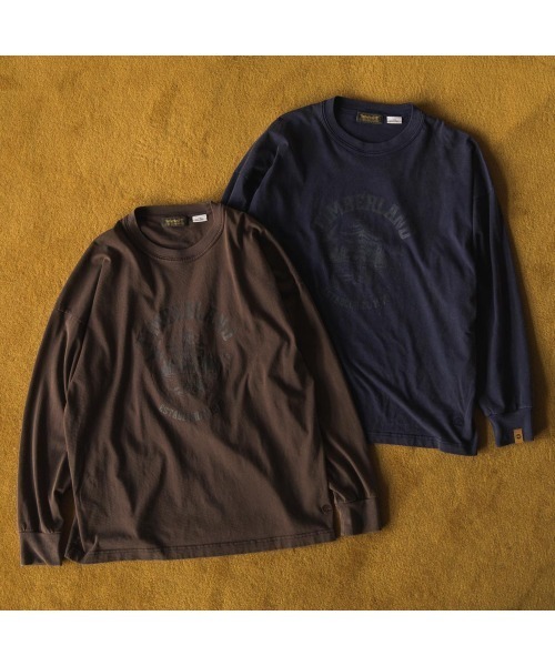 Timberland（ティンバーランド）の「【TOKYO DESIGN COLLECTIVE】長袖 グラフィック Tシャツ ユニセックス（Tシャツ/カットソー・メンズ・ダークブラウン・LARGE/MEDIUM/X-LARGE）」の2枚目の写真