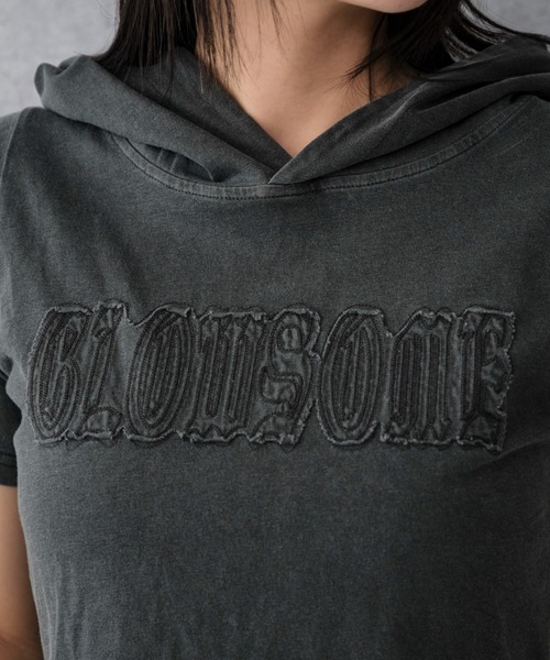 WEGO(ウィゴー)の「WEGO/ピグメントフードちびT(Tシャツ/カットソー・レディース・ネイビー/スミクロ・FREE)」の21枚目の写真