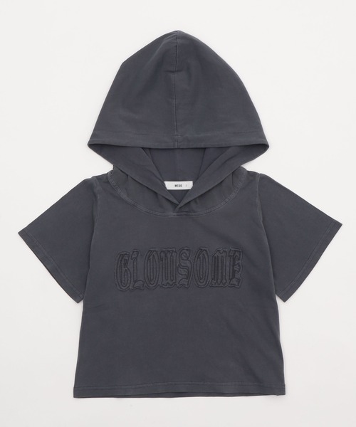 WEGO(ウィゴー)の「WEGO/ピグメントフードちびT(Tシャツ/カットソー・レディース・ネイビー/スミクロ・FREE)」の9枚目の写真