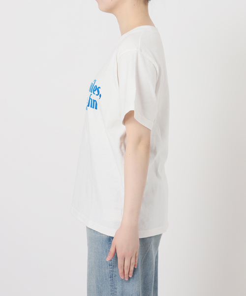 Spick & Span(スピックアンドスパン)の「《追加2》フロッキーロゴスラブTシャツ(Tシャツ/カットソー・レディース・イエロー/ホワイト・FREE)」の16枚目の写真