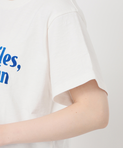 Spick & Span(スピックアンドスパン)の「《追加2》フロッキーロゴスラブTシャツ(Tシャツ/カットソー・レディース・イエロー/ホワイト・FREE)」の11枚目の写真
