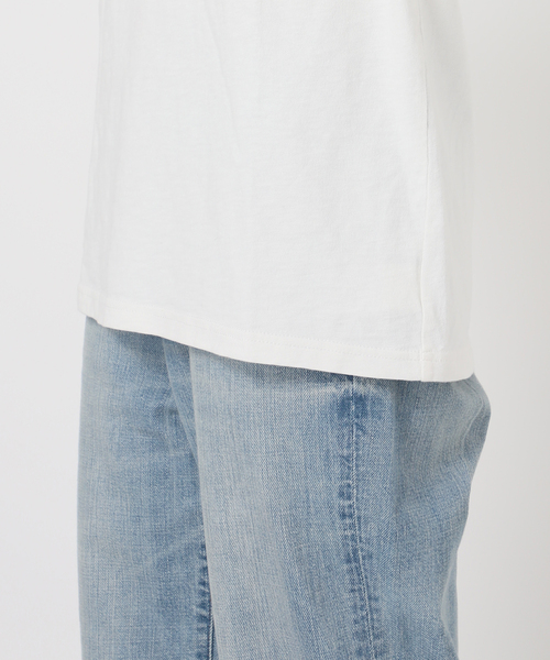 Spick & Span(スピックアンドスパン)の「《追加2》フロッキーロゴスラブTシャツ(Tシャツ/カットソー・レディース・イエロー/ホワイト・FREE)」の10枚目の写真