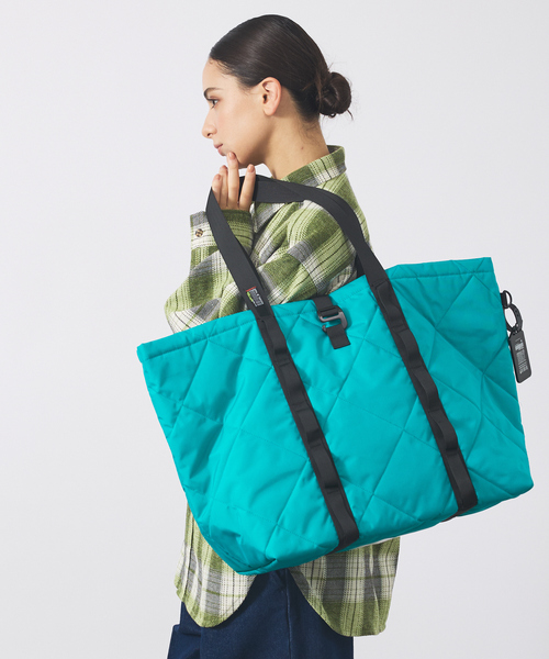 WEEKEND(ER)(ウィークエンダー)の「【WEEKEND(ER)/ウィークエンダー】 QUILTED TOTE /トートバッグ/アウトドア/キャンプ【WEB限定】(トートバッグ・メンズ・ブラウン系その他/ブラック/ブルー/ベージュ系その他・フリー)」の4枚目の写真