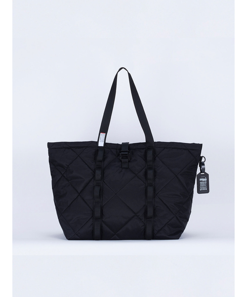WEEKEND(ER)(ウィークエンダー)の「【WEEKEND(ER)/ウィークエンダー】 QUILTED TOTE /トートバッグ/アウトドア/キャンプ【WEB限定】(トートバッグ・メンズ・ブラウン系その他/ブラック/ブルー/ベージュ系その他・フリー)」の2枚目の写真
