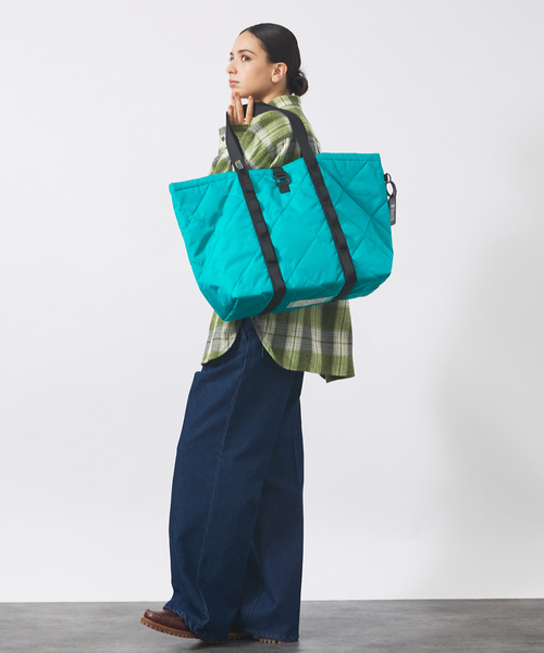 WEEKEND(ER)(ウィークエンダー)の「【WEEKEND(ER)/ウィークエンダー】 QUILTED TOTE /トートバッグ/アウトドア/キャンプ【WEB限定】(トートバッグ・メンズ・ブラウン系その他/ブラック/ブルー/ベージュ系その他・フリー)」の12枚目の写真