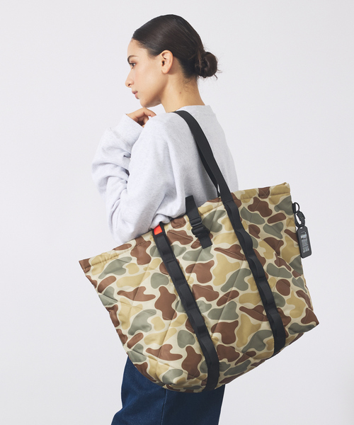 WEEKEND(ER)(ウィークエンダー)の「【WEEKEND(ER)/ウィークエンダー】 QUILTED TOTE /トートバッグ/アウトドア/キャンプ【WEB限定】(トートバッグ・メンズ・ブラウン系その他/ブラック/ブルー/ベージュ系その他・フリー)」の7枚目の写真