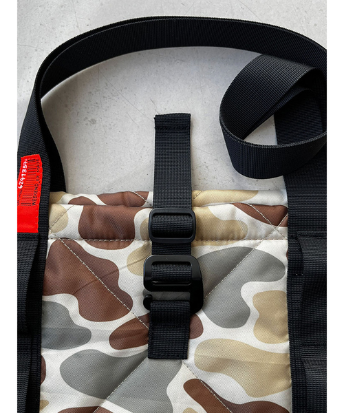 WEEKEND(ER)(ウィークエンダー)の「【WEEKEND(ER)/ウィークエンダー】 QUILTED TOTE /トートバッグ/アウトドア/キャンプ【WEB限定】(トートバッグ・メンズ・ブラウン系その他/ブラック/ブルー/ベージュ系その他・フリー)」の20枚目の写真