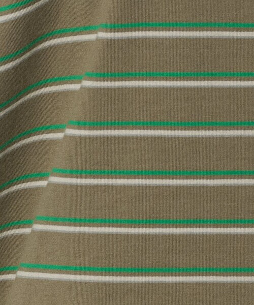 LOEFF（ロエフ）の「＜LOEFF＞マルチボーダー ドルマンスリーブ カットソー（Tシャツ/カットソー・レディース・ダークグレー/ベージュ・FREE）」の18枚目の写真