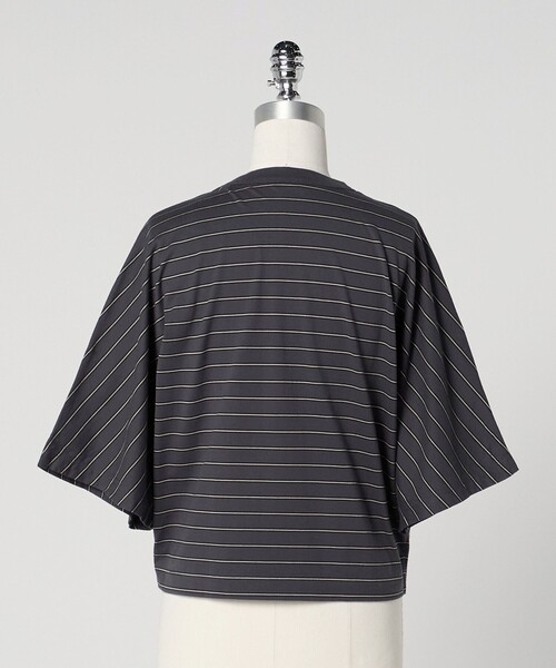 LOEFF（ロエフ）の「＜LOEFF＞マルチボーダー ドルマンスリーブ カットソー（Tシャツ/カットソー・レディース・ダークグレー/ベージュ・FREE）」の19枚目の写真