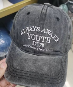 セール】WASHED STUDDED CAP ウォッシュド スタッズ キャップ