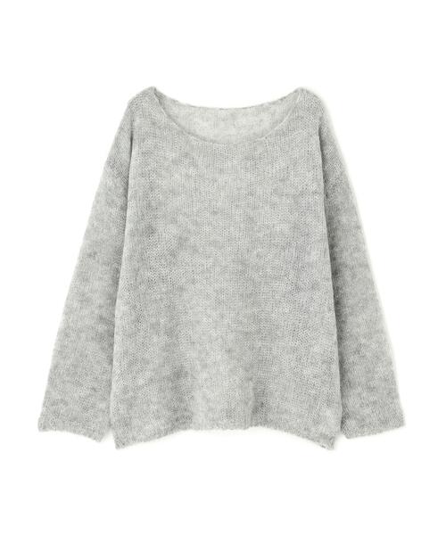 NATURAL BEAUTY BASIC(ナチュラルビューティーベーシック)の「◇モヘヤブレンドニット(ニット/セーター・レディース・グレー/パープル/ベージュ・FREE)」の4枚目の写真